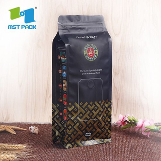 Papel de aluminio Empaque de plástico Bolsa de café compostable Bolsa de café biodegradable