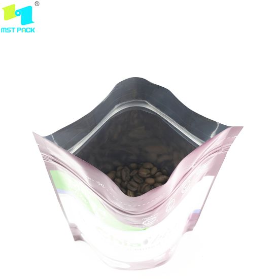 Empaquetado de alimentos Cremallera impresa Bolsa biodegradable Bolsa compostable personalizada