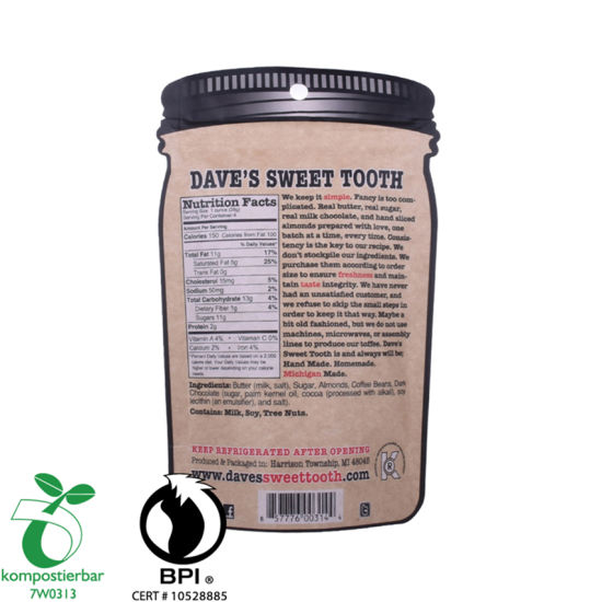 Proveedor de bolsas de embalaje de té de café bio OEM en China