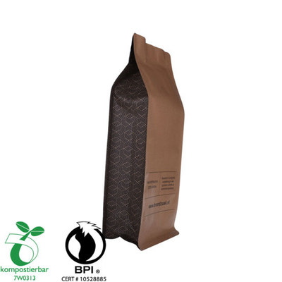Fábrica de impresión de bolsas de café con refuerzo lateral de polvo de proteína de suero en China