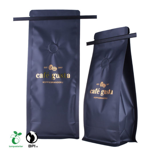 Proveedor de bolsas de café con fondo reciclable de China