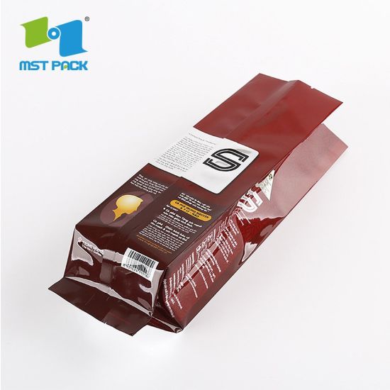 Venta al por mayor Compostable Custom Private Label Food Grade Eco Biodegradable Mini Coffee Bean Packaging Bags con Ziplock
