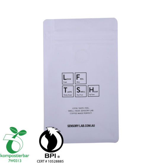 Proveedor de alimentos de bolsa de plástico biodegradable inferior de caja de sellado térmico de China