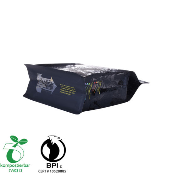 Ziplock Square Bottom Black Plastic Bag Factory de China