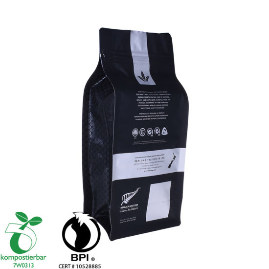 Bolsa de café laminada de fondo cuadrado impresa personalizada al por mayor de China