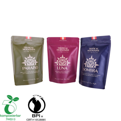 Impresión en huecograbado Colorido Ventana transparente Embalaje de café Fabricante China