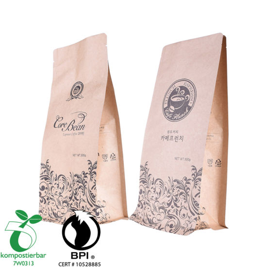 Fabricante de envases de té verde compostable resellable Ziplock China