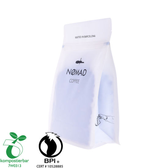Fábrica de bolsas de café de 2 onzas con fondo de bloque impreso personalizado en China