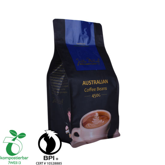 Bolsa de embalaje de café con caja ecológica con proveedor de cremallera de China