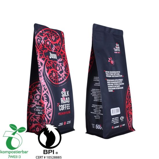 Buena capacidad de sellado Bloque de fondo Biodegradable Bolsa de empaque de té Fábrica China