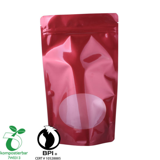 Plástico Zip Lock Stand up Biodegradable Standup Pouch Factory de China