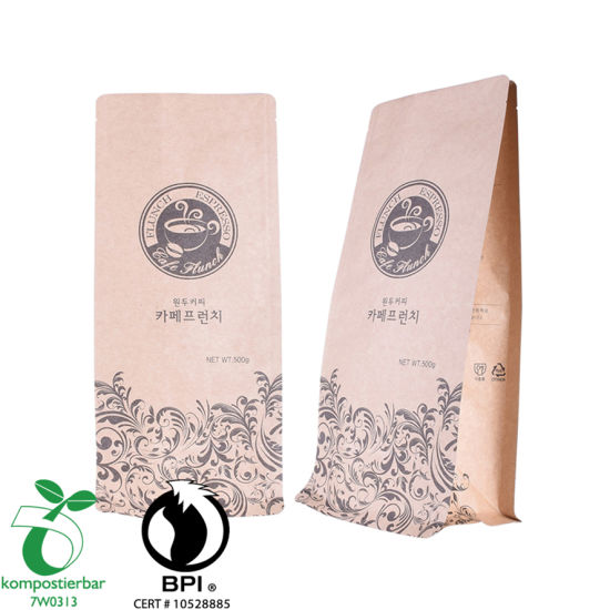 Empaque de escudete lateral con sello térmico para la fábrica de té China