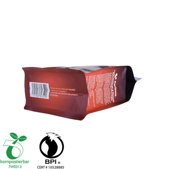 Ziplock Block Bottom Food Grade Mylar Bag al por mayor de China