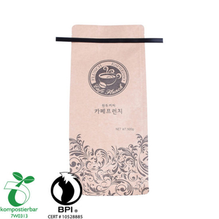 PLA reciclable y fabricante de café con válvula Pbat en China