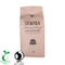 Bolsa de papel con cierre redondo y cierre hermético para el fabricante de granos de café en China