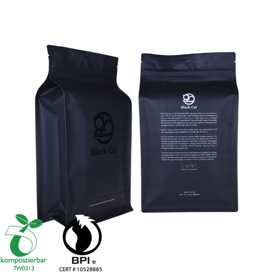 Good Seal Ability Block Bottom 250gram Coffee Bean Packaging Bag Fabricante en China