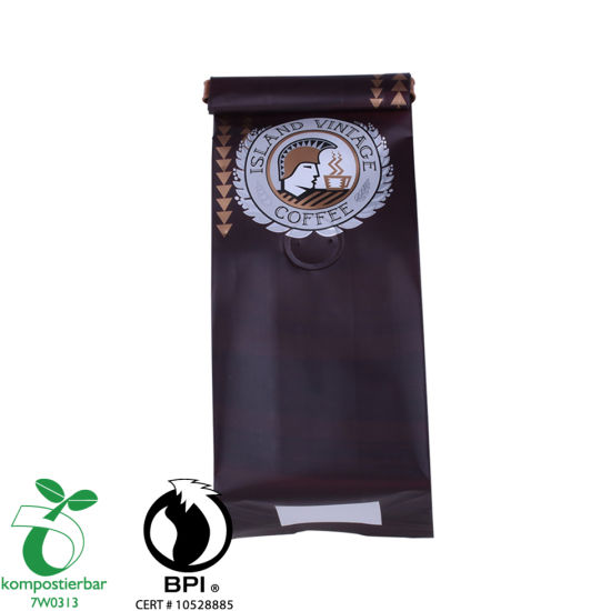 Proveedor de bolsa de productos compostables de refuerzo lateral con cierre hermético Ziplock de China