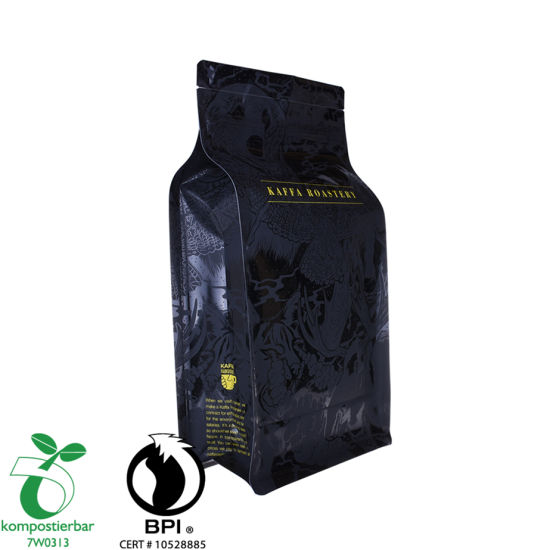 Proveedor de empaque de bolsa de café instantáneo de fondo redondo reutilizable en China