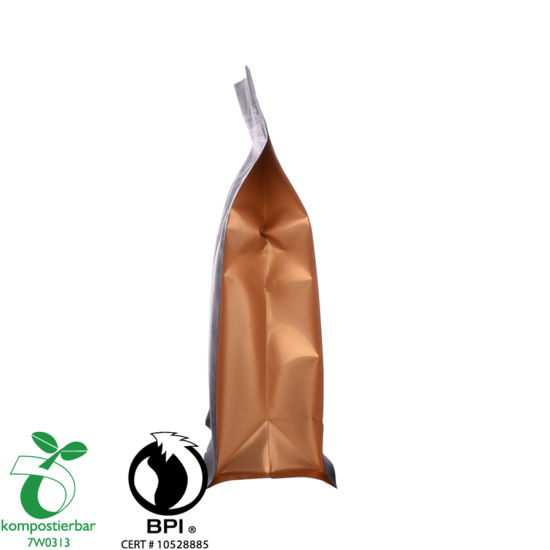 Proveedor de bolsas de polietileno con fondo cuadrado de aluminio con cremallera en China